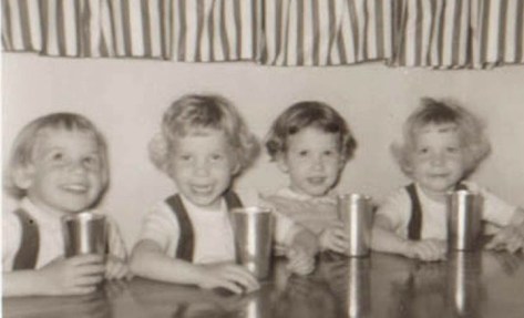 ann with Miller cousins.1961